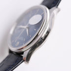 CELLINI DATE WHITE GOLD BLUE DIAL