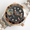 SEAMASTER DIVER 300M CO-AXIAL 42MM ROSE GOLD BLACK CERAMIC