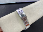 DATEJUST 41 LIGHT BLUE NUMERALS SILVER CASE