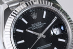 DATEJUST 41MM SILVER BLACK DIAL