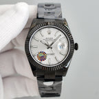 DATEJUST 41MM CUSTOM BLACK PVD WHITE DIAL